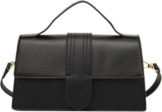 Noir Structured Satchel - Black