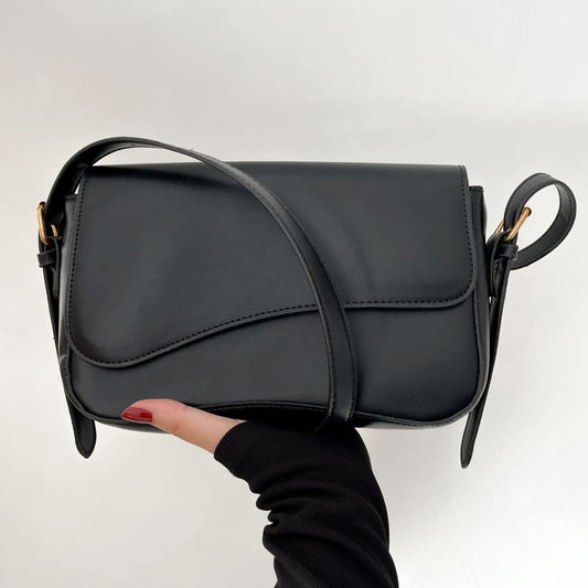 Black Tie Shoulder Bag