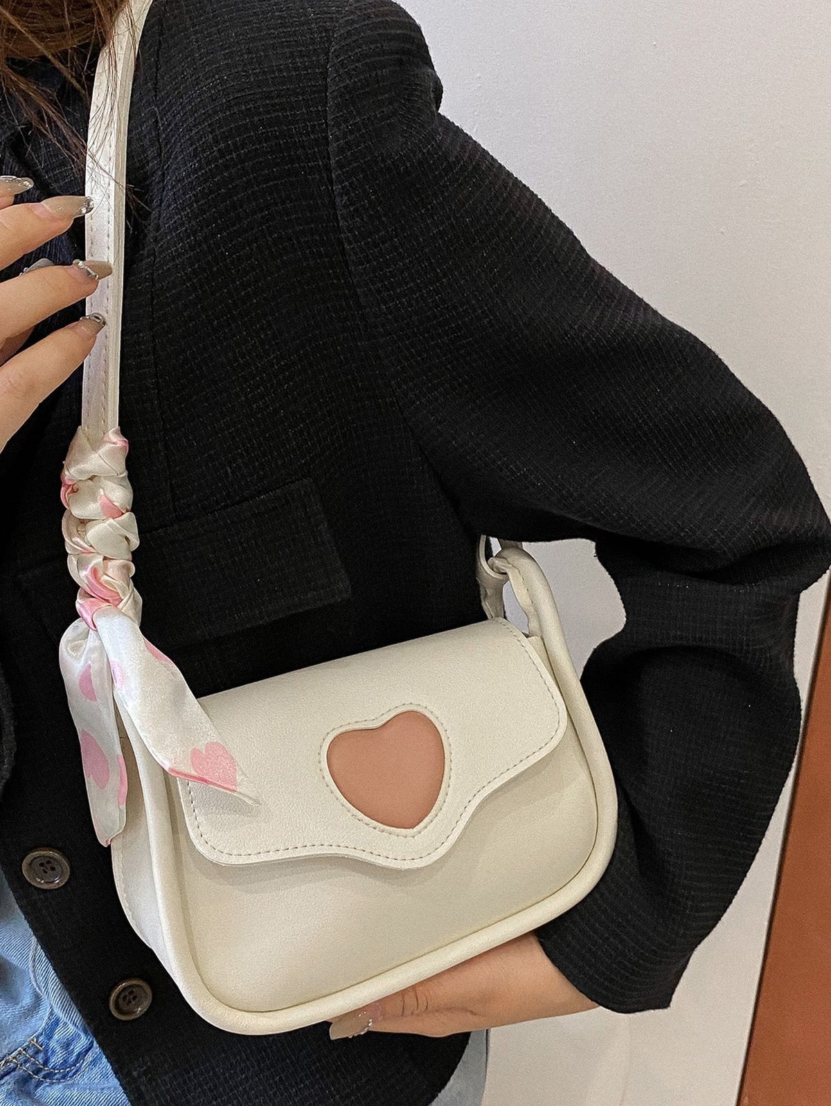 Pink Heart Flap