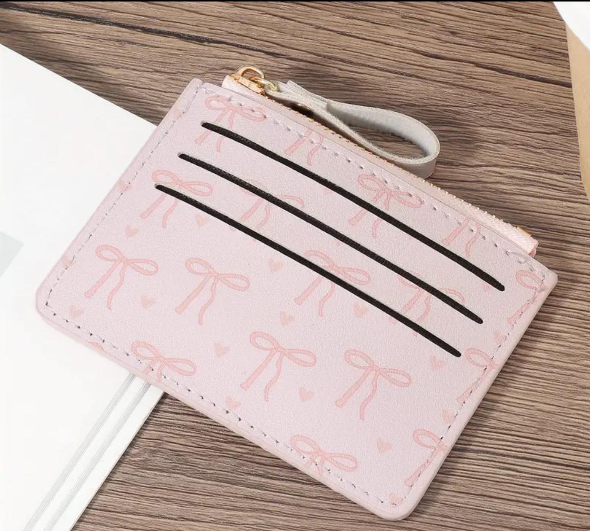 Bow Card Holder Wallet