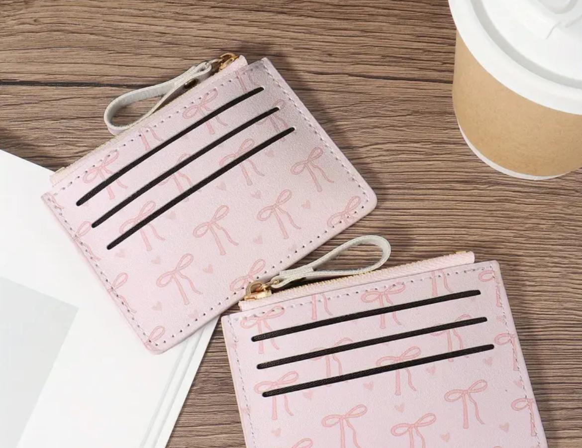 Bow Card Holder Wallet