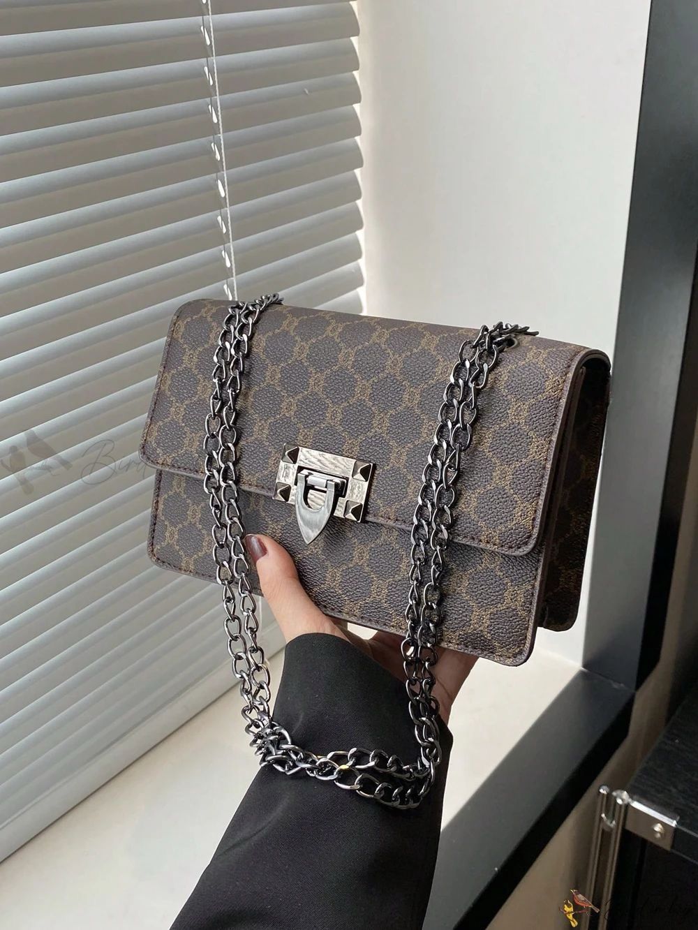 Classic Pattern Shoulder Bag