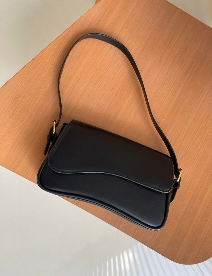 Black Tie Shoulder Bag