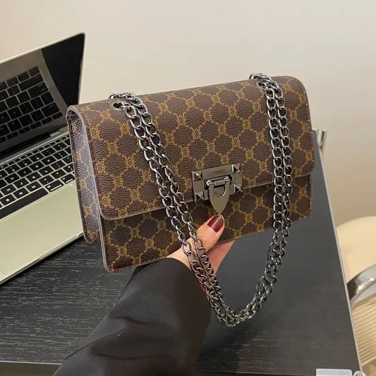 Classic Pattern Shoulder Bag