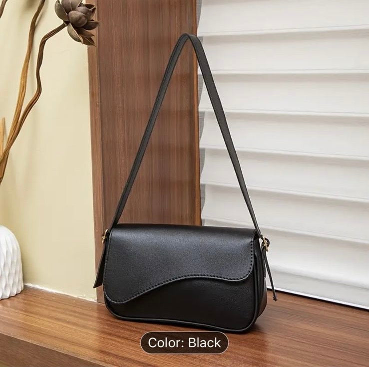 Black Tie Shoulder Bag